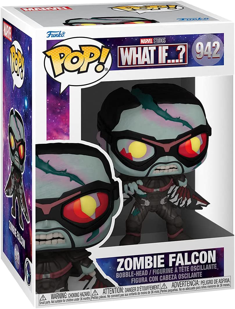 Funko Pop! Marvel: What If...? - Zombie Falcon #942 - Image 2