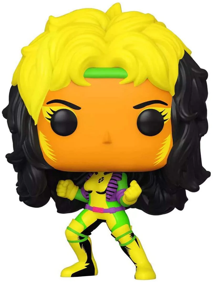 Funko Pop! Marvel X-Men - Rogue Blacklight Exclusive Vinyl Figure - Image 1