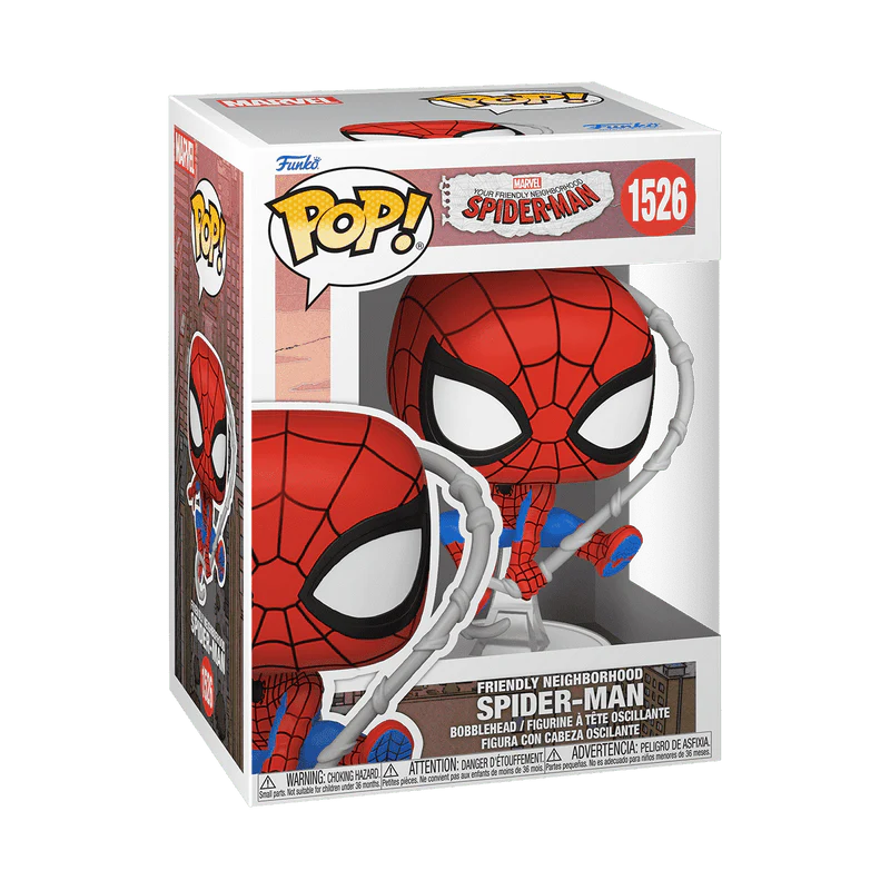 Funko Pop! Marvel: Your Friendly Neighborhood Spider-Man - Friendly Neighborhood Spider-Man #1526 - Image 1