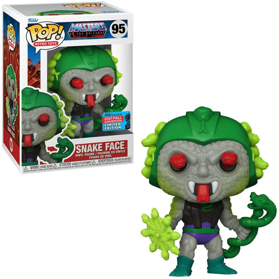 Funko Pop! Masters of The Universe Snake Face 2021 Exclusive Vinyl Figure - Image 1