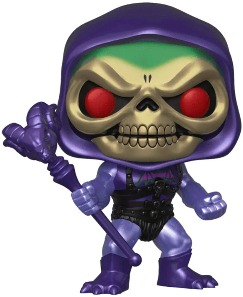 Funko Pop! Masters The Universe, Metallic Battle Armor Skeletor Exclusive Vinyl Figure - Image 1