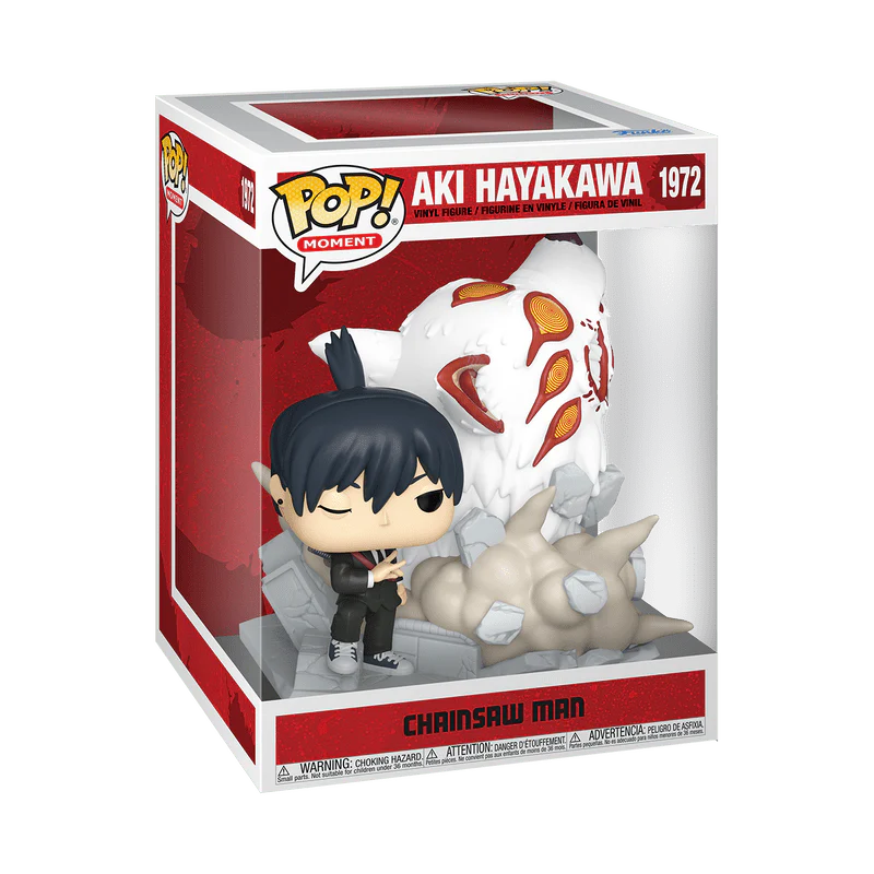 Funko Pop! Moment: Chainsaw Man - Aki Hayakawa with Fox Devil #1972 - Image 2