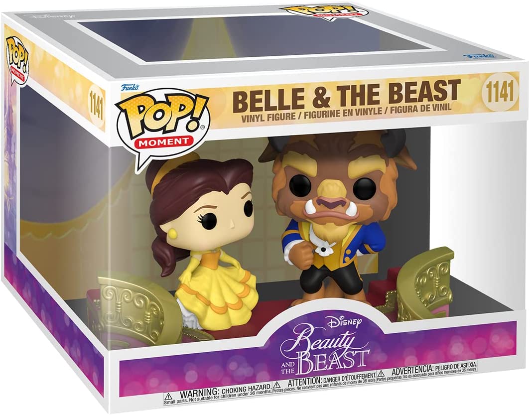 Funko Pop! Moment Disney: Beauty and The Beast- Formal Belle & Beast Vinyl Figure - Image 2