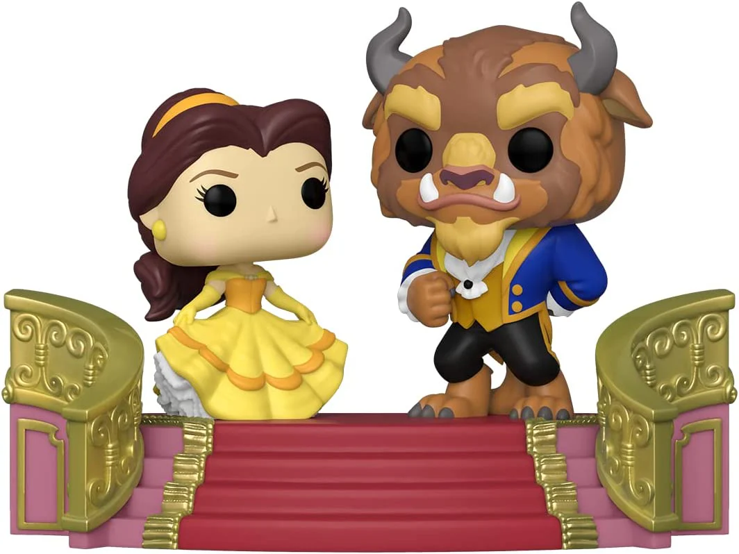 Funko Pop! Moment Disney: Beauty and The Beast- Formal Belle & Beast Vinyl Figure