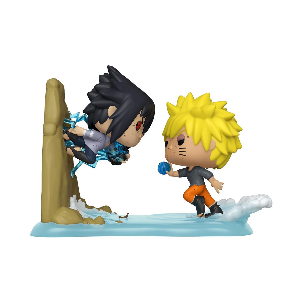 Funko Pop! Moment: Naruto Shippuden Naruto VS. Sasuke GameStop Exclusive Vinyl Figure