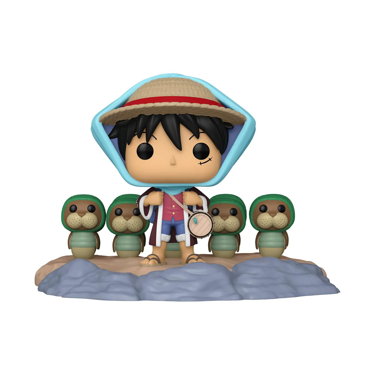 Funko Pop! Moment: One Piece – Monkey D. Luffy Trains Kung Fu Dugong #1637 Crunchyroll Exclusive
