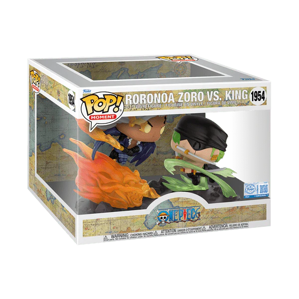 Funko Pop! Moment: One Piece - Roronoa Zoro vs. Unmasked King #1954 GameStop Exclusive - Image 2