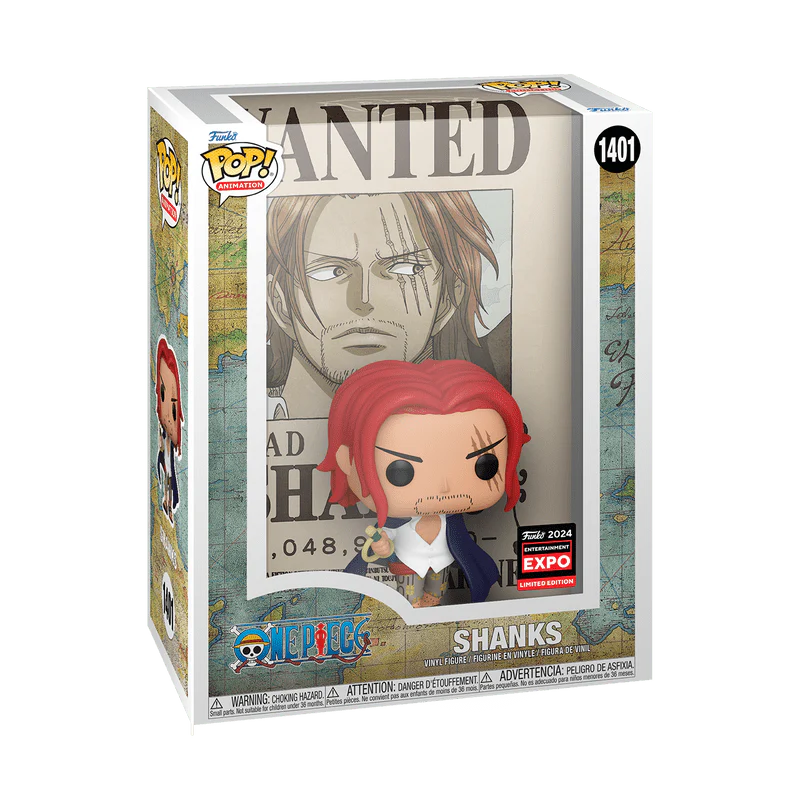 Funko Pop! Movie Poster Animation: One Piece - Shanks 2024 Limited Edition Entertainment Expo Shared Exclusive - Image 2