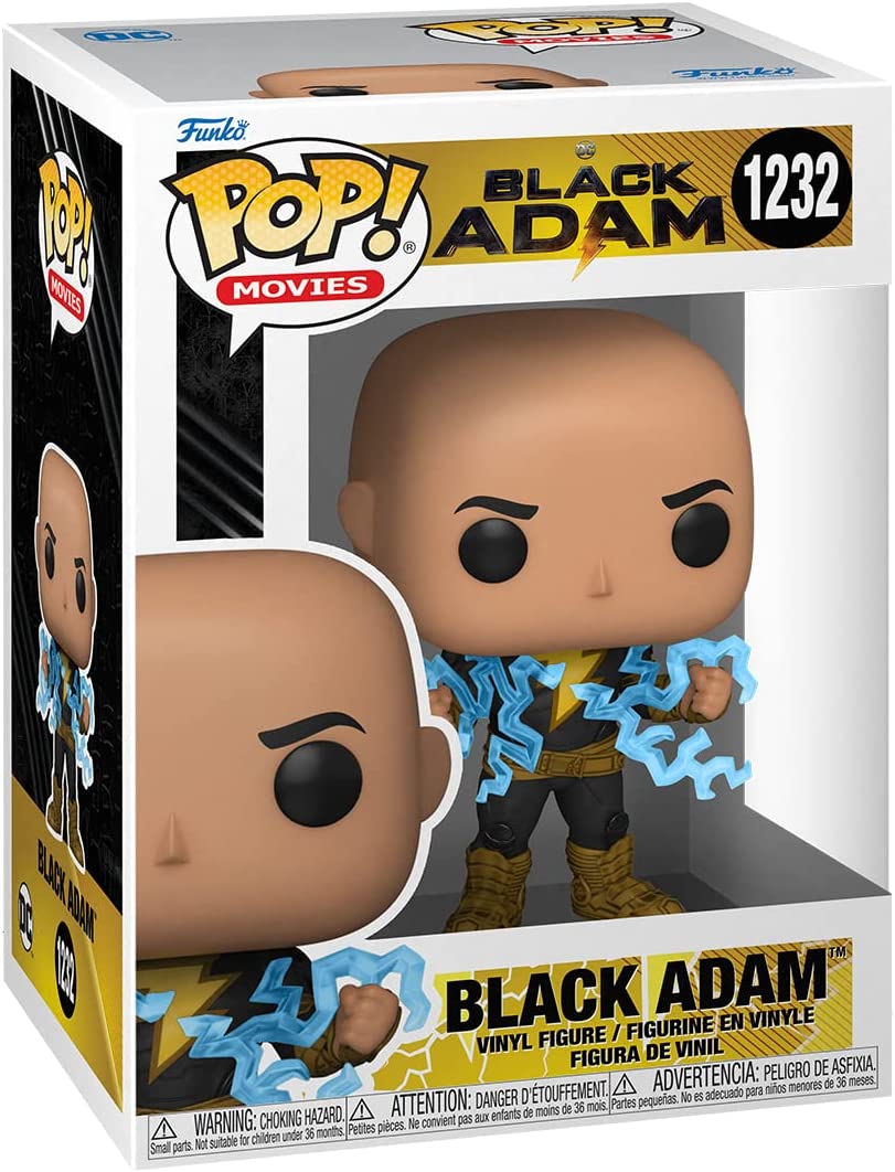 Funko Pop! Movies: Black Adam - Black Adam with Lightning #1232 - Image 2