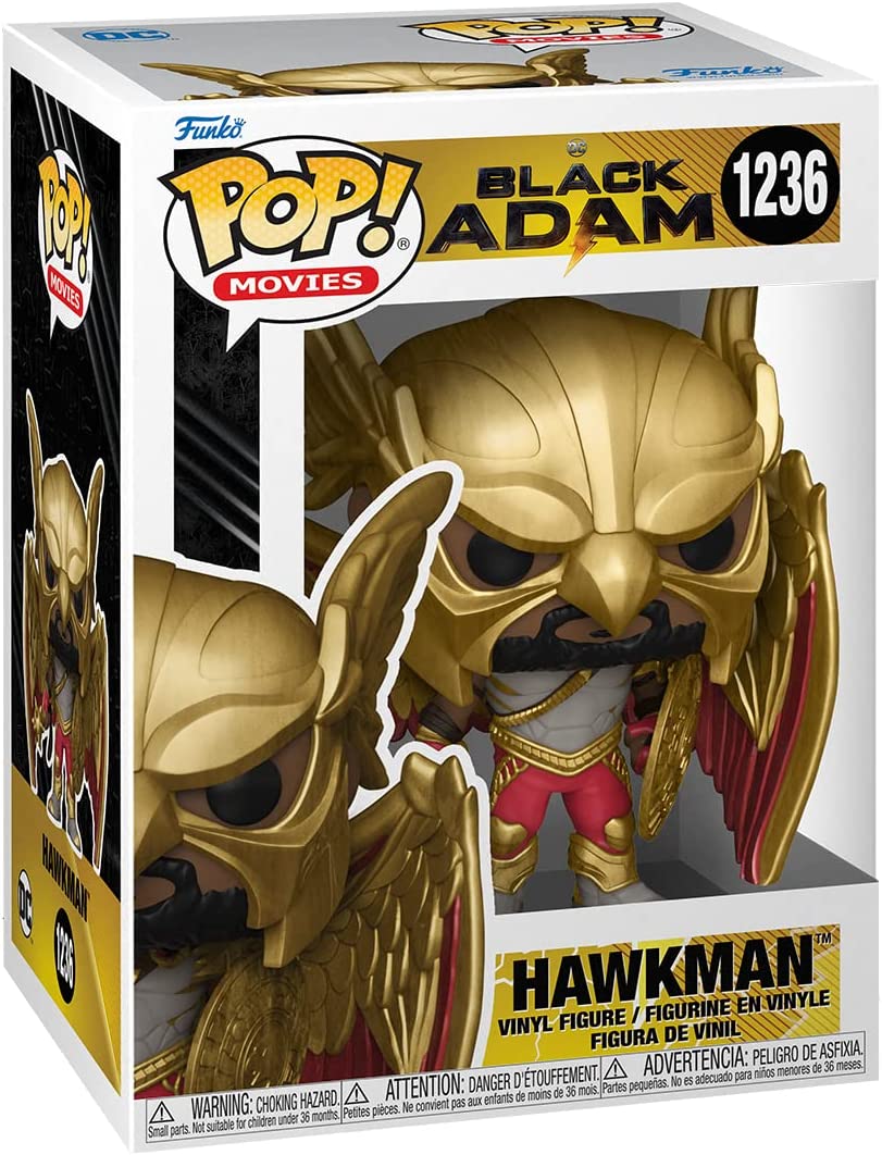 Funko Pop! Movies: Black Adam - Hawkman with Helmet and Wings #1236 - Image 2