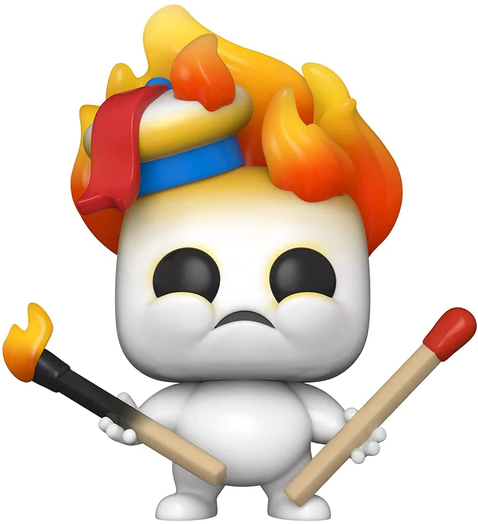 Funko Pop! Movies Ghostbusters Afterlife - Mini Puft on Fire Vinyl Figure - Image 1