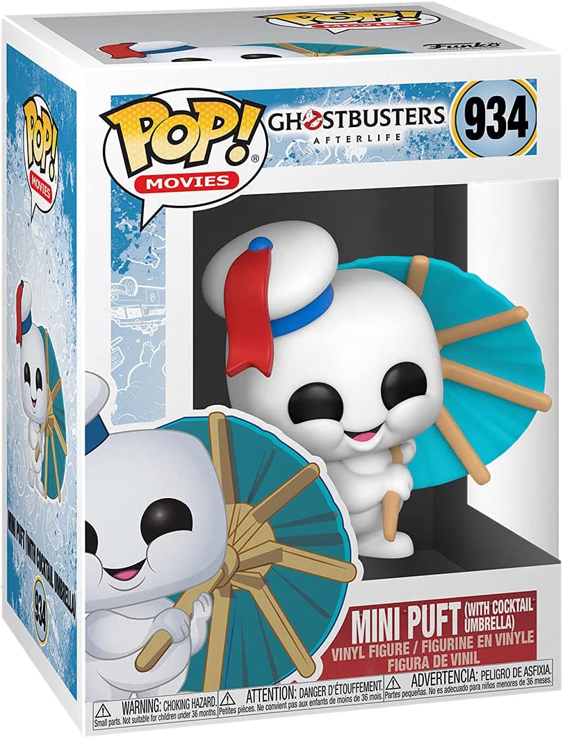 Funko Pop! Movies: Ghostbusters Afterlife - Mini Puft with Cocktail Umbrella #934 - Image 2