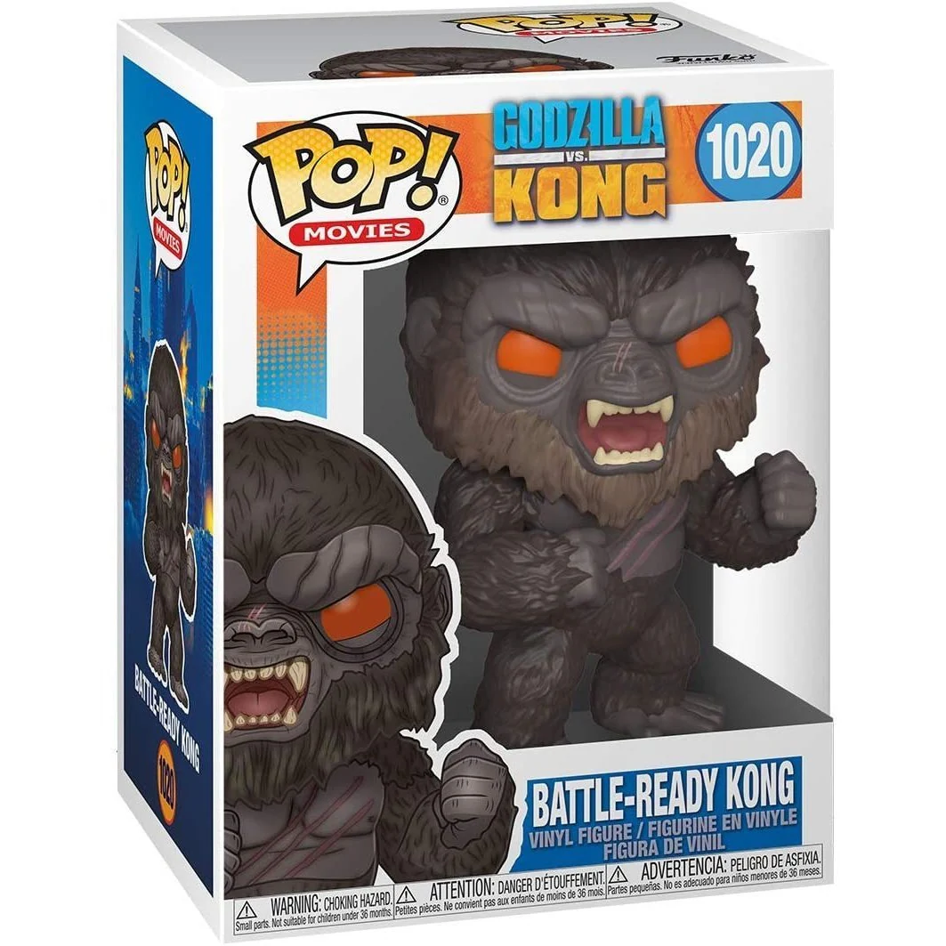 Funko Pop! Movies: Godzilla vs. Kong - Battle-Ready Kong #1020 - Image 2