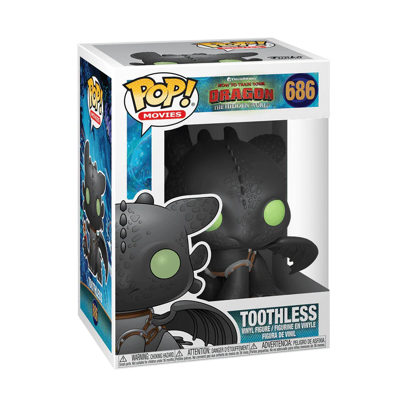 Funko Pop! Movies: How to Train Your Dragon: The Hidden World - Toothless #686 - Image 2