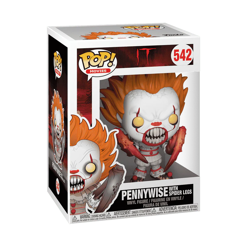 Funko Pop! Movies: IT - Pennywise with Spider Legs #542 - Image 2