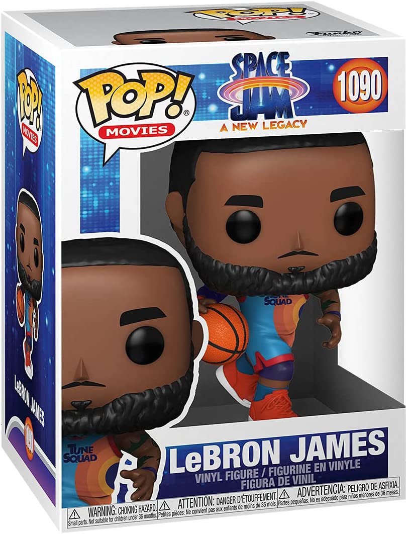 Funko Pop! Movies: Space Jam: A New Legacy - LeBron James Dribbling #1090 - Image 2
