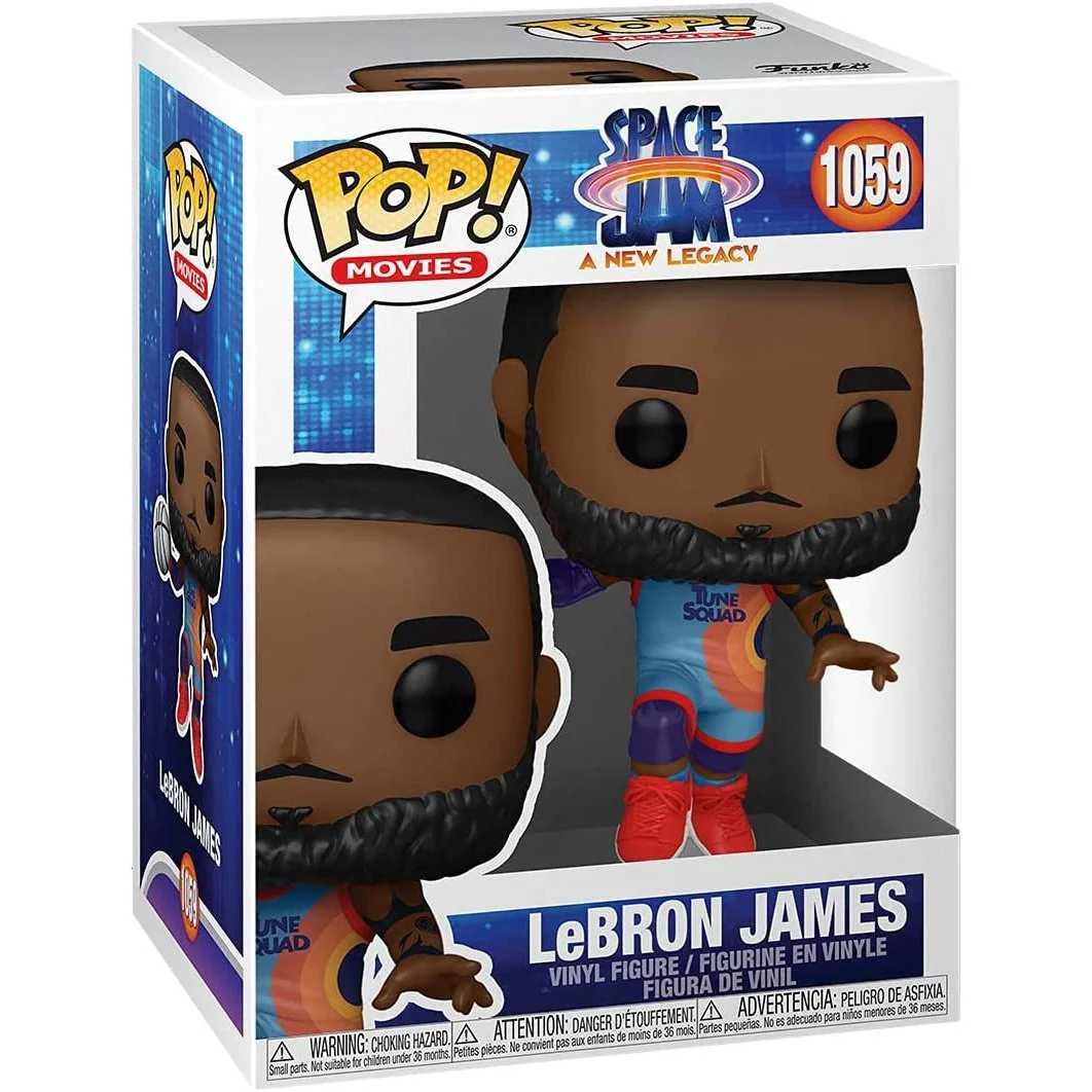 Funko Pop! Movies: Space Jam: A New Legacy - LeBron James Jumping #1182 - Image 2