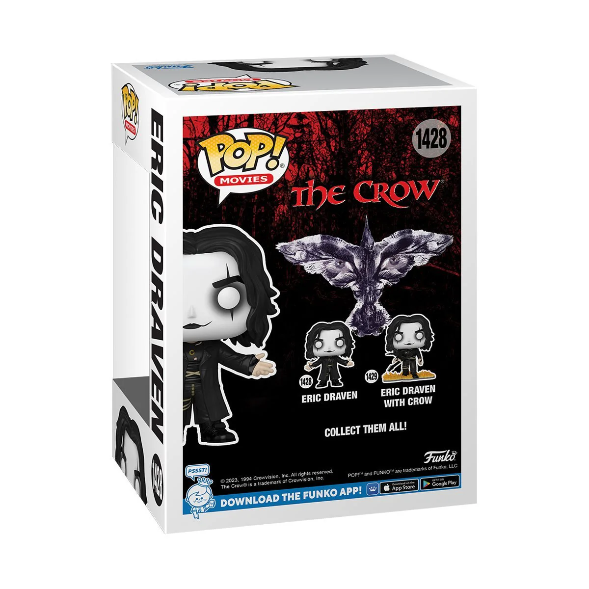 Funko Pop! Movies: The Crow - Eric Draven #1428 - Image 3