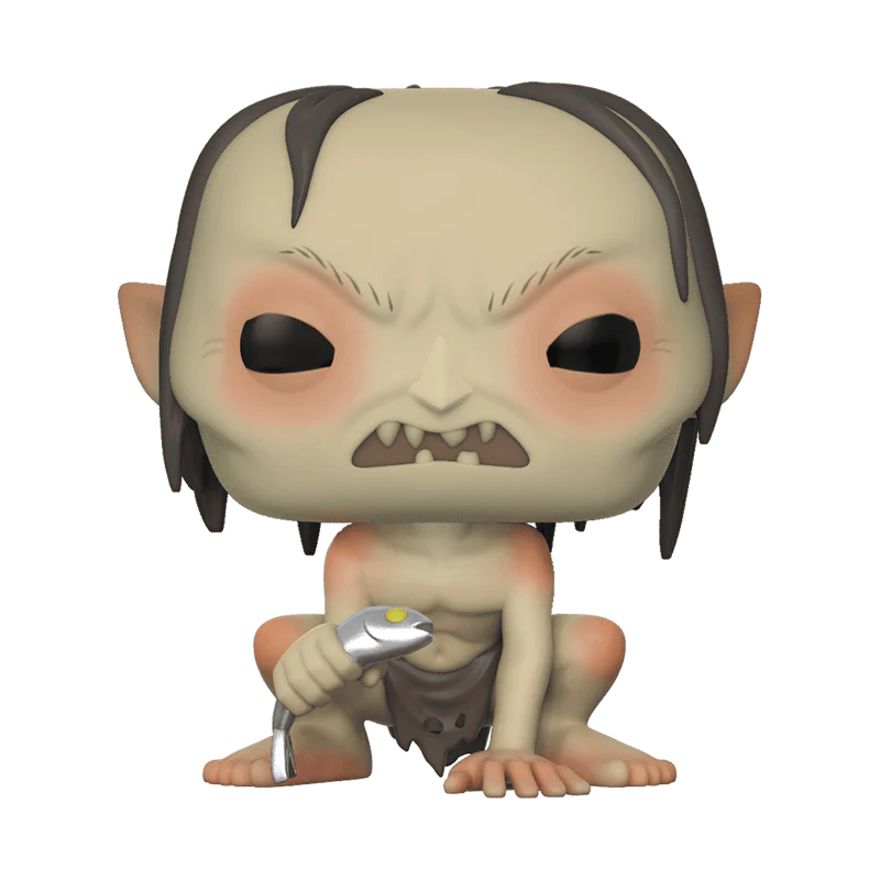 Funko Pop! Movies: The Lord of The Rings - Gollum with Fish Chase #532 - Image 1