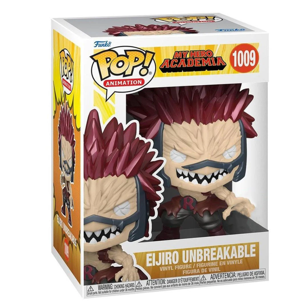 Funko Pop! Animation: My Hero Academia - Eijiro Unbreakable #1009 Metallic GameStop Exclusive - Image 2