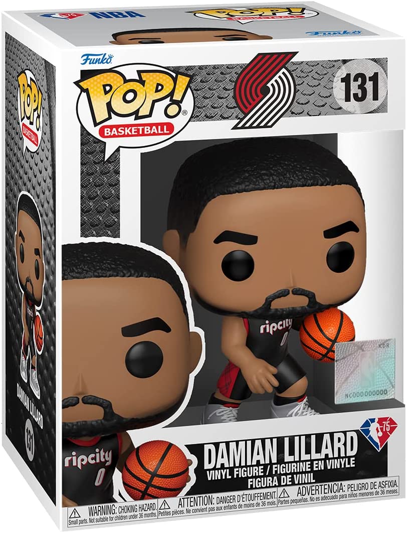 Funko Pop! NBA: Blazers - Damian Lillard Vinyl Figure - Image 1