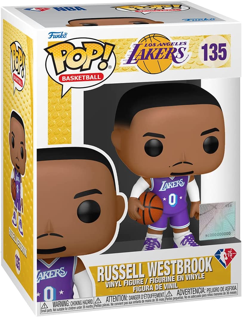 Funko Pop! NBA: Los Angeles Lakers - Russell Westbrook #135 - Image 2