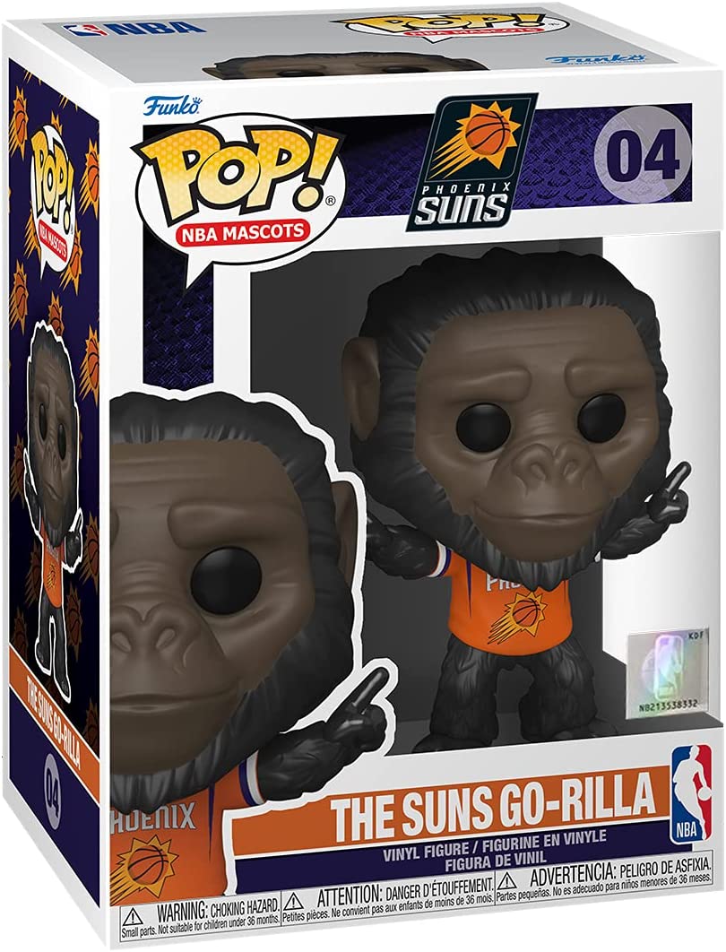 Funko Pop! NBA Mascots: Phoenix - Go-Rilla The Gorilla Vinyl Figure - Image 2