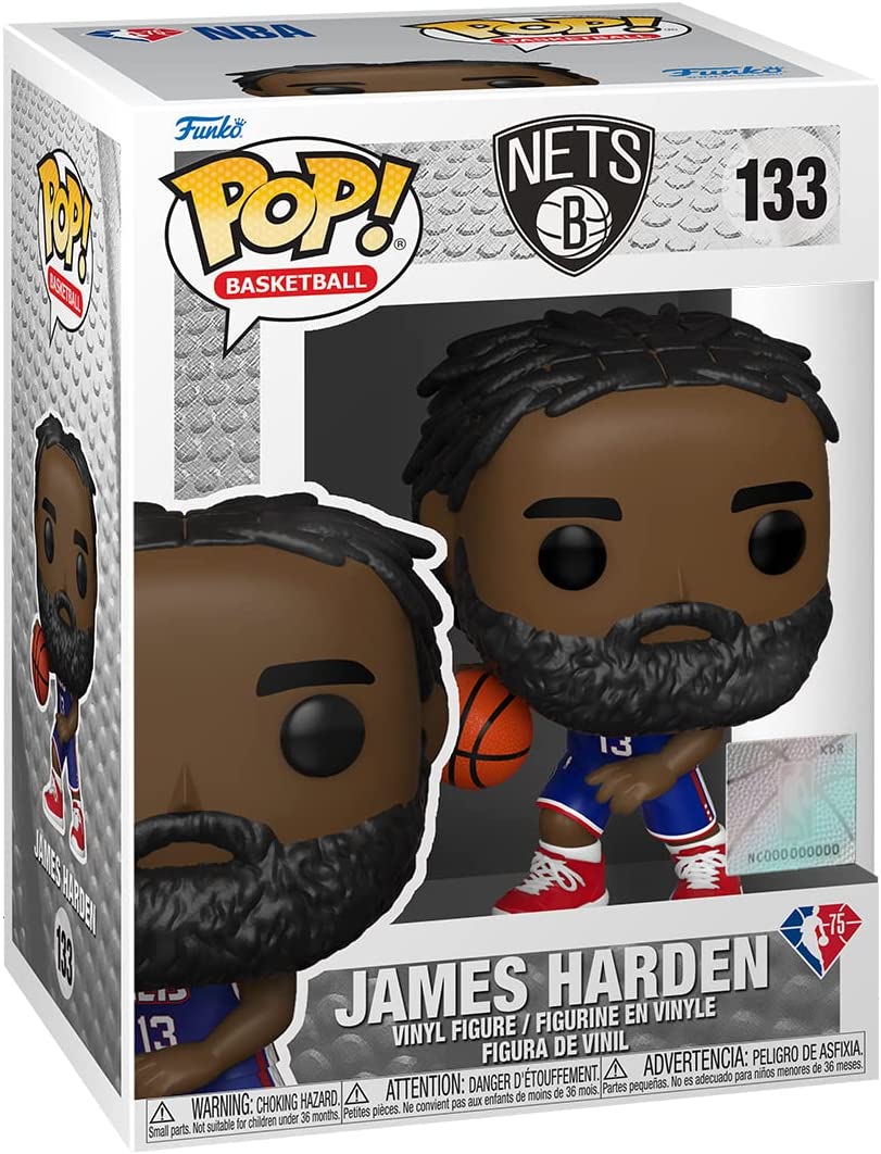Funko Pop! NBA: Brooklyn Nets - James Harden #133 City Edition - Image 2