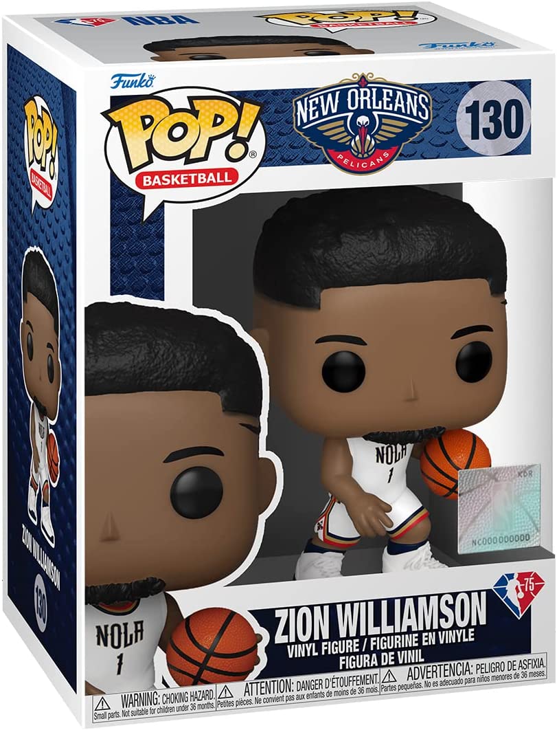 Funko Pop! NBA: New Orleans Pelicans - Zion Williamson #130 - Image 2