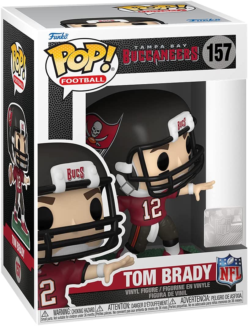 Funko Pop! NFL Buccaneers - Tom Brady (Home Uniform) Vinyl Figure - Image 2
