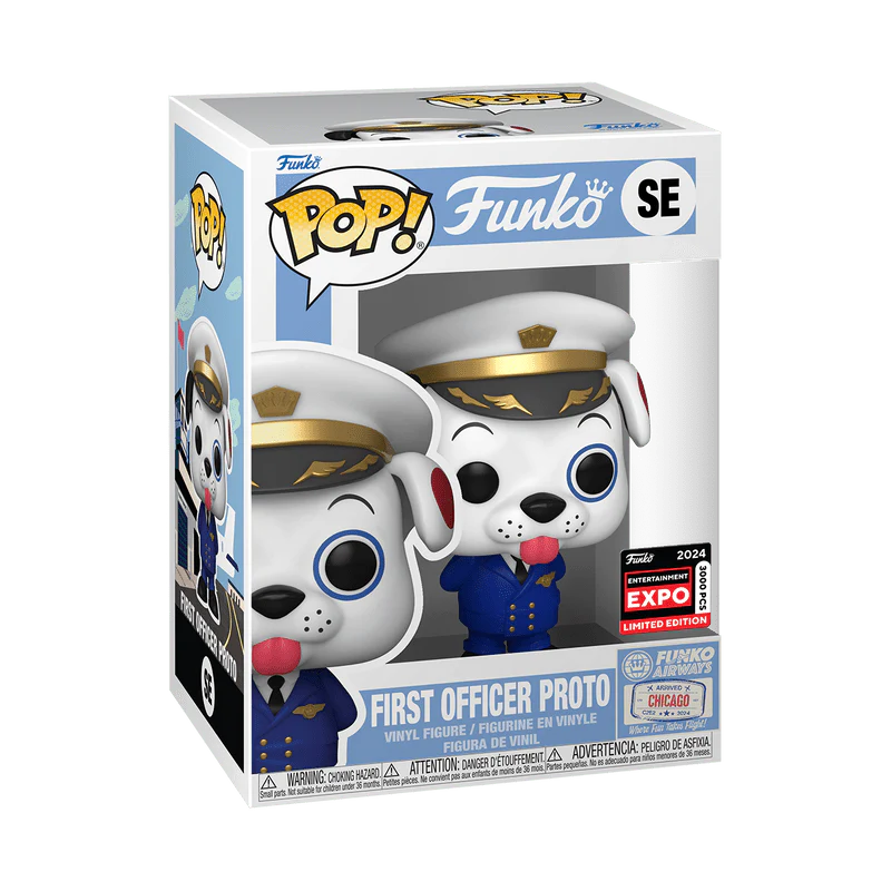 Funko Pop! Originals: First Officer Proto 2024 Limited Edition Entertainment Expo Shared Exclusive - Image 2