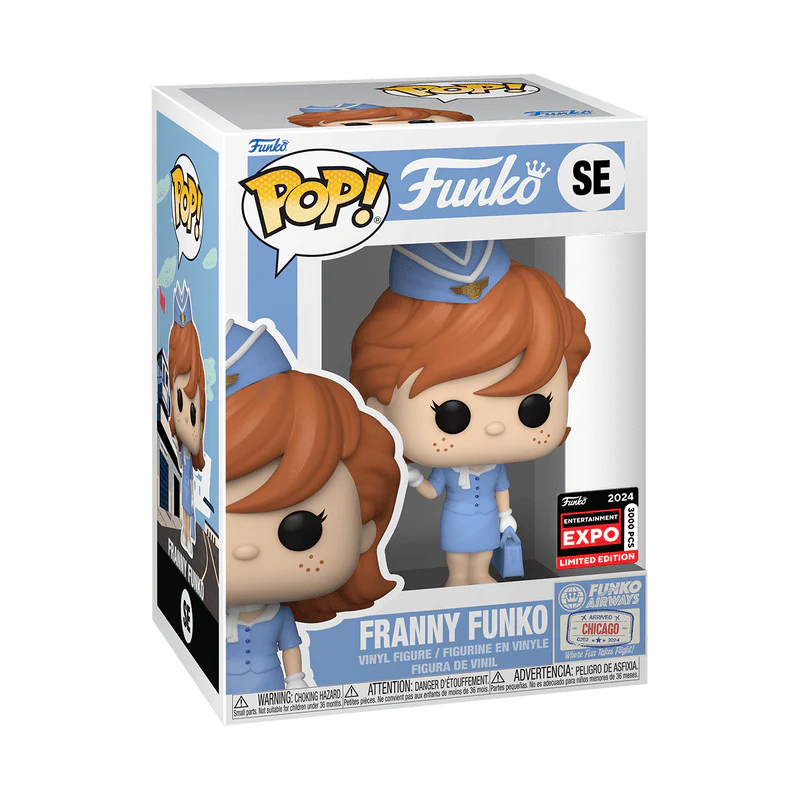 Funko Pop! Originals: Franny Stewardess Uniform 2024 Limited Edition Entertainment Expo Shared Exclusive - Image 2