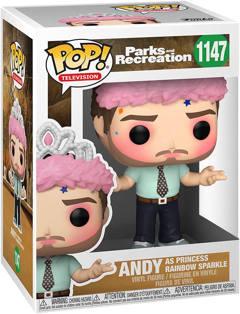 Funko Pop! TV: Parks and Recreation - Andy as Princess Rainbow Sparkle #1147 - Image 2