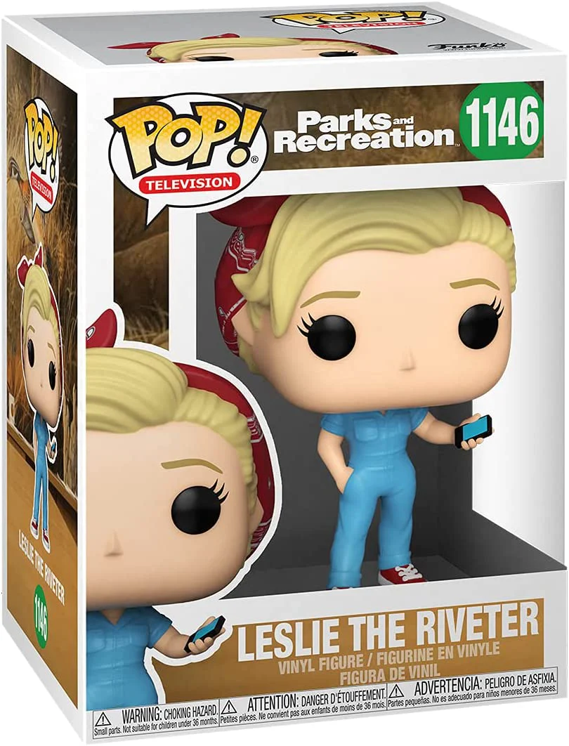 Funko Pop! TV: Parks and Recreation - Leslie the Riveter #1146 - Image 2