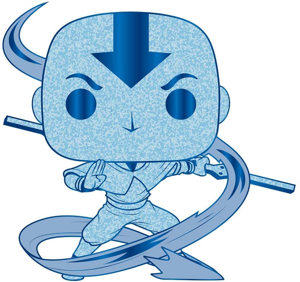 Funko Pop! Pin: Avatar The Last Airbender - Aang Chase Enamel Pin Figure - Image 1