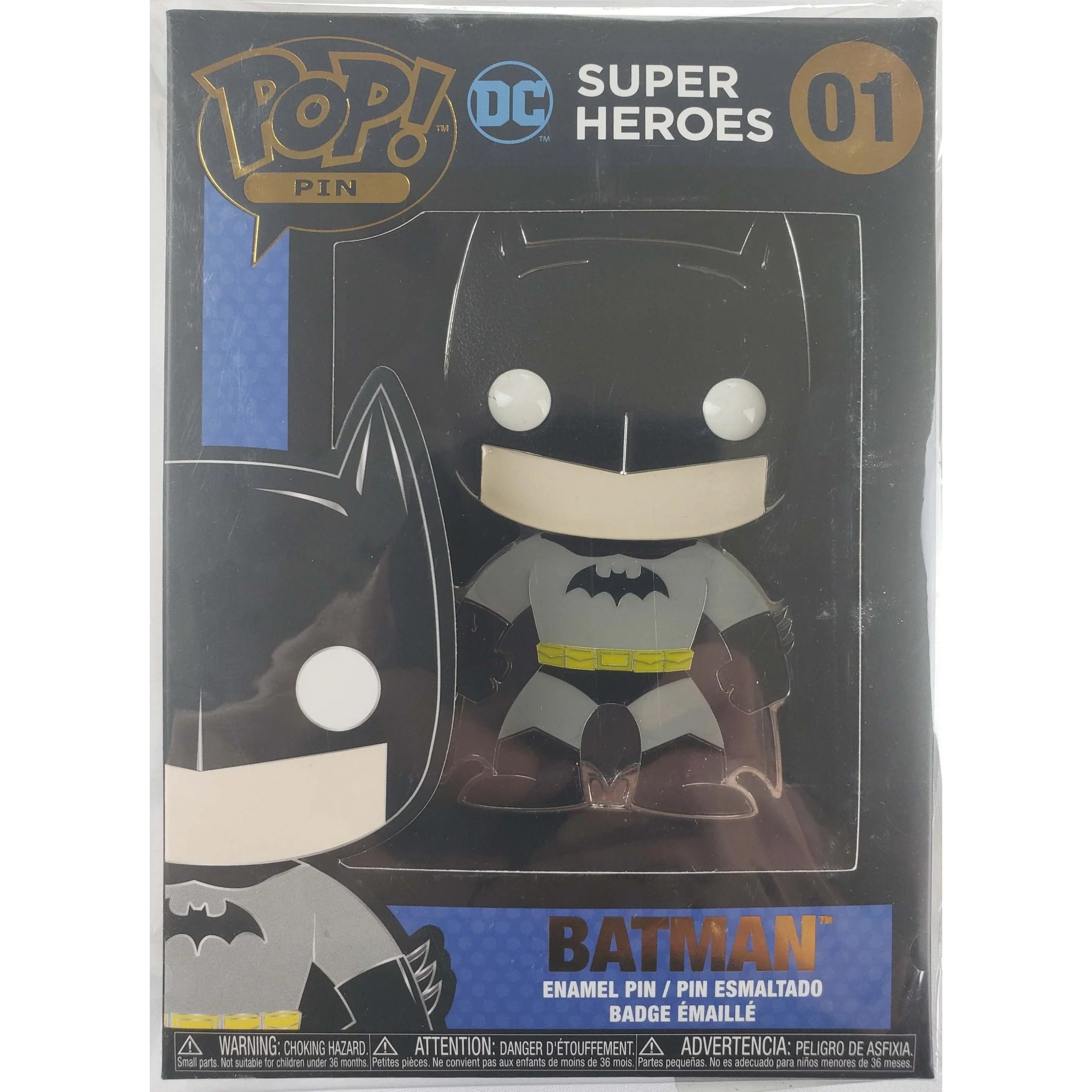 Funko Pop! Pin: DC Super Heroes - Batman #01 - Image 1
