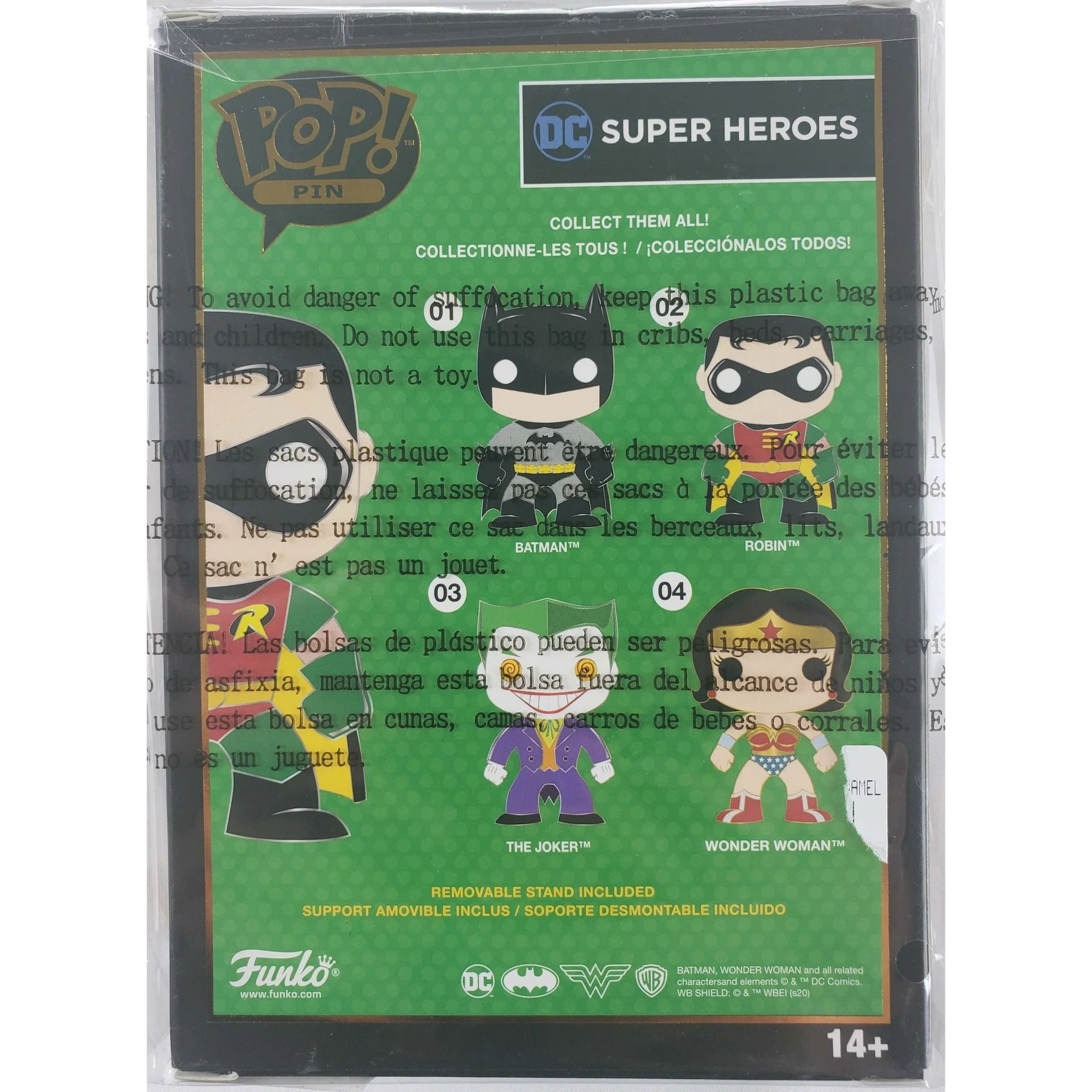 Funko Pop! Pin: DC Super Heroes - Robin #02 - Image 2