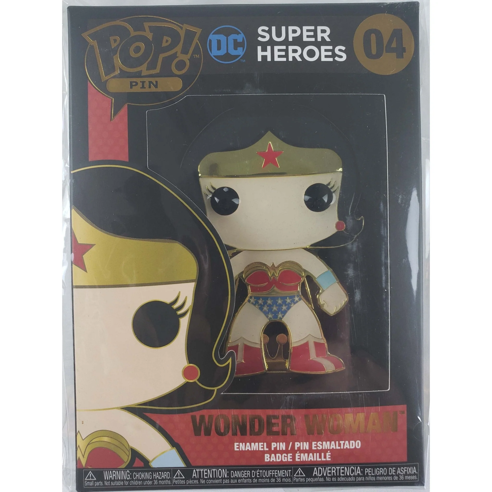 Funko Pop! Pin: DC Super Heroes - Wonder Woman #04 - Image 1
