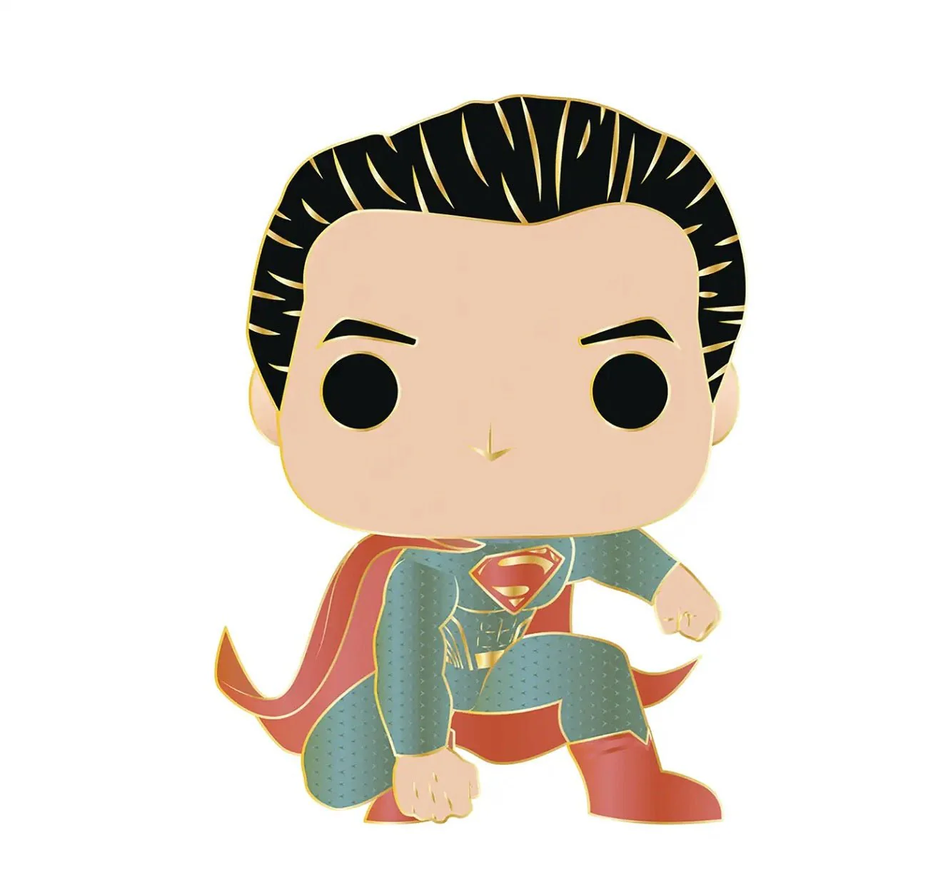 Funko Pop! Pin: DC - Superman Transluscent Enamel Pin Figure - Image 1
