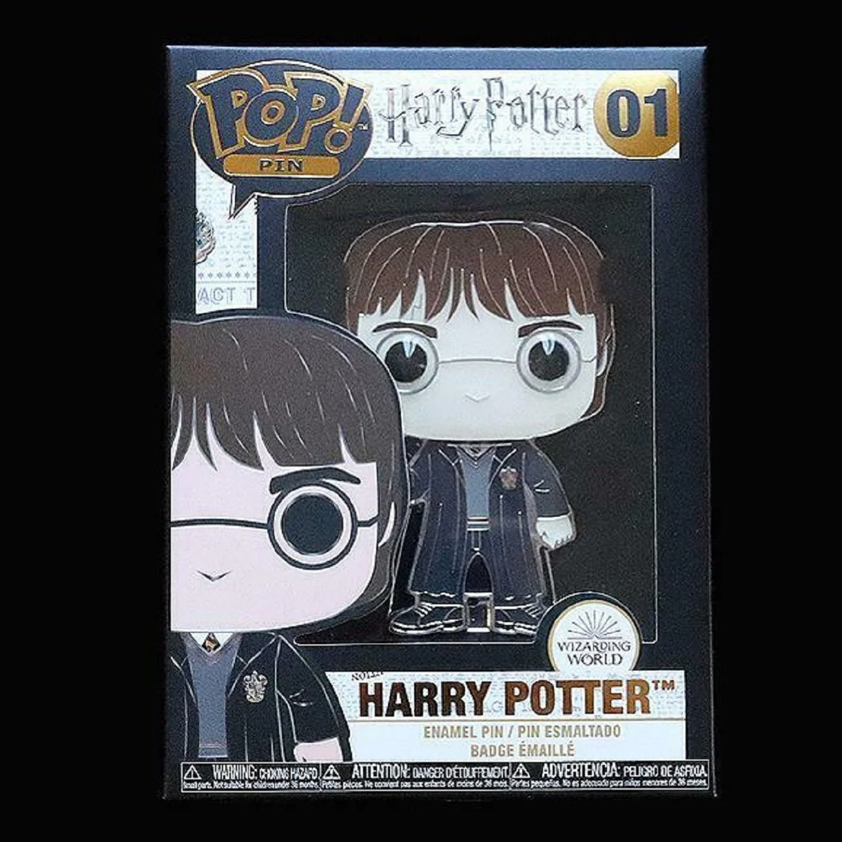 Funko Pop! Pin Harry Potter - Harry Potter Wizard 4" Pin - Image 1
