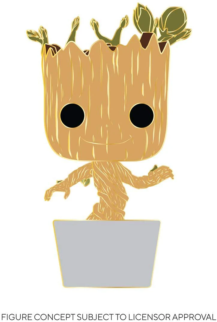 Funko Pop! Pin: Marvel - Baby Groot Chase Pin - Image 1