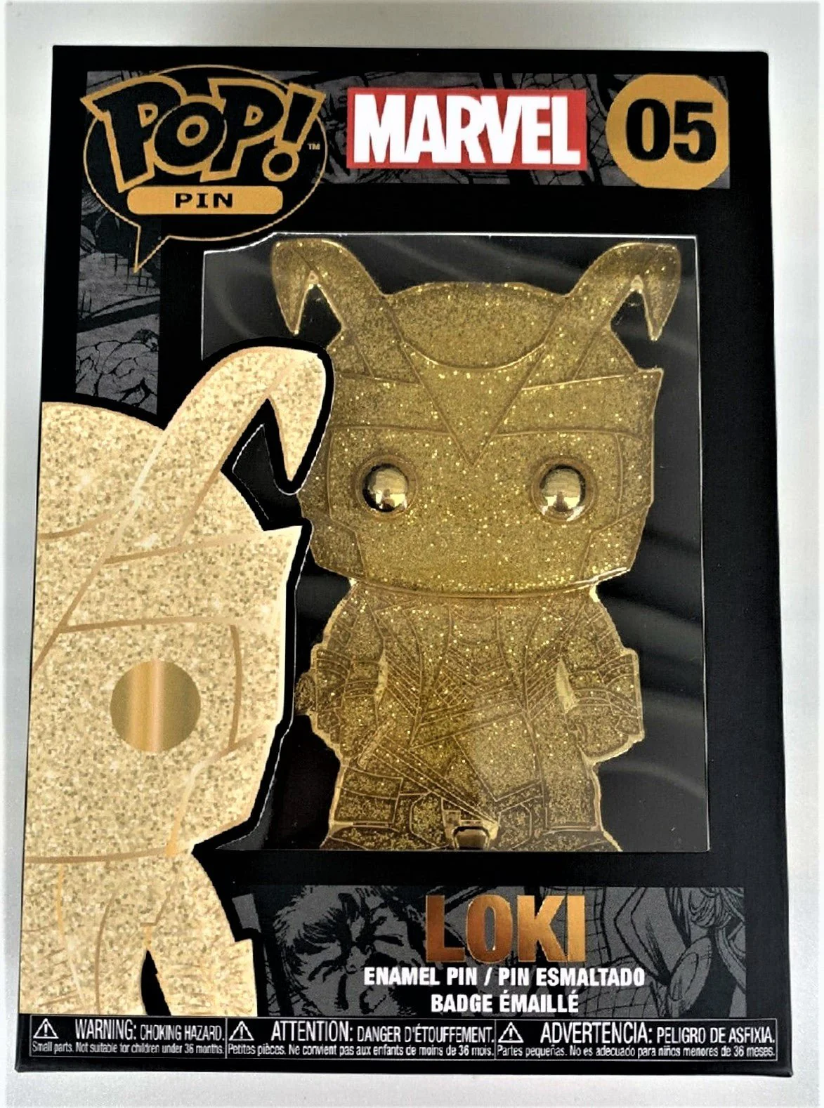 Funko Pop! Pin - Marvel Loki #05 Chase Enamel Pin - Image 1