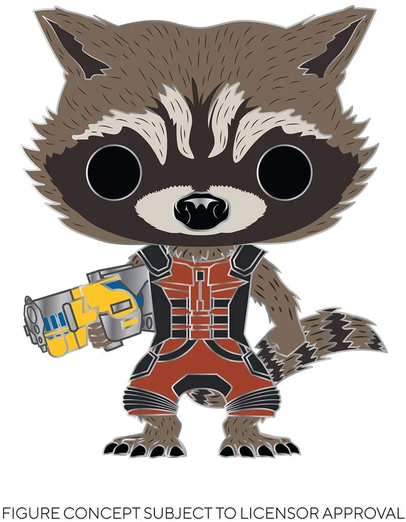 Funko Pop! Pin: Marvel - Rocket Pin - Image 1