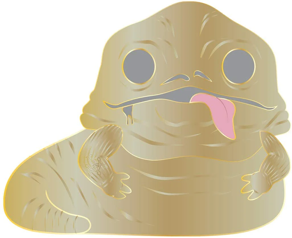Funko Pop! Pin: Star Wars - Jabba The Hutt Chase Enamel Pin Figure - Image 1