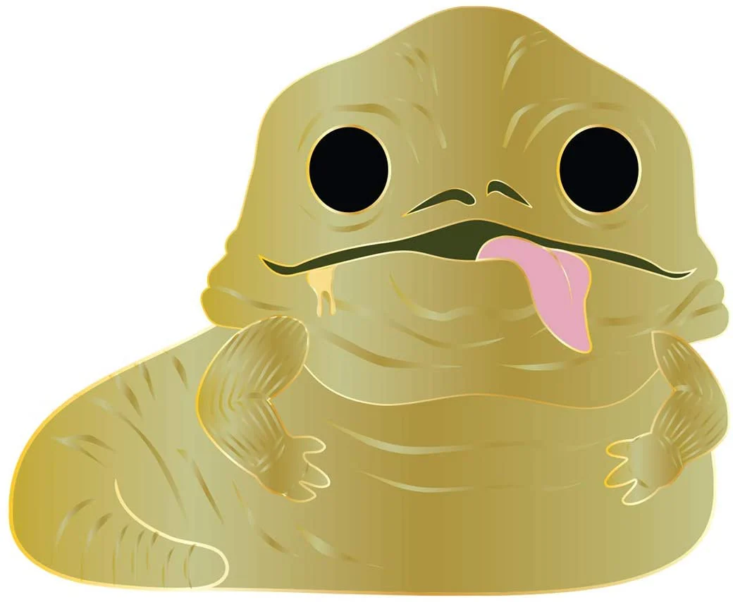 Funko Pop! Pin: Star Wars - Jabba The Hutt Enamel Pin Figure - Image 1