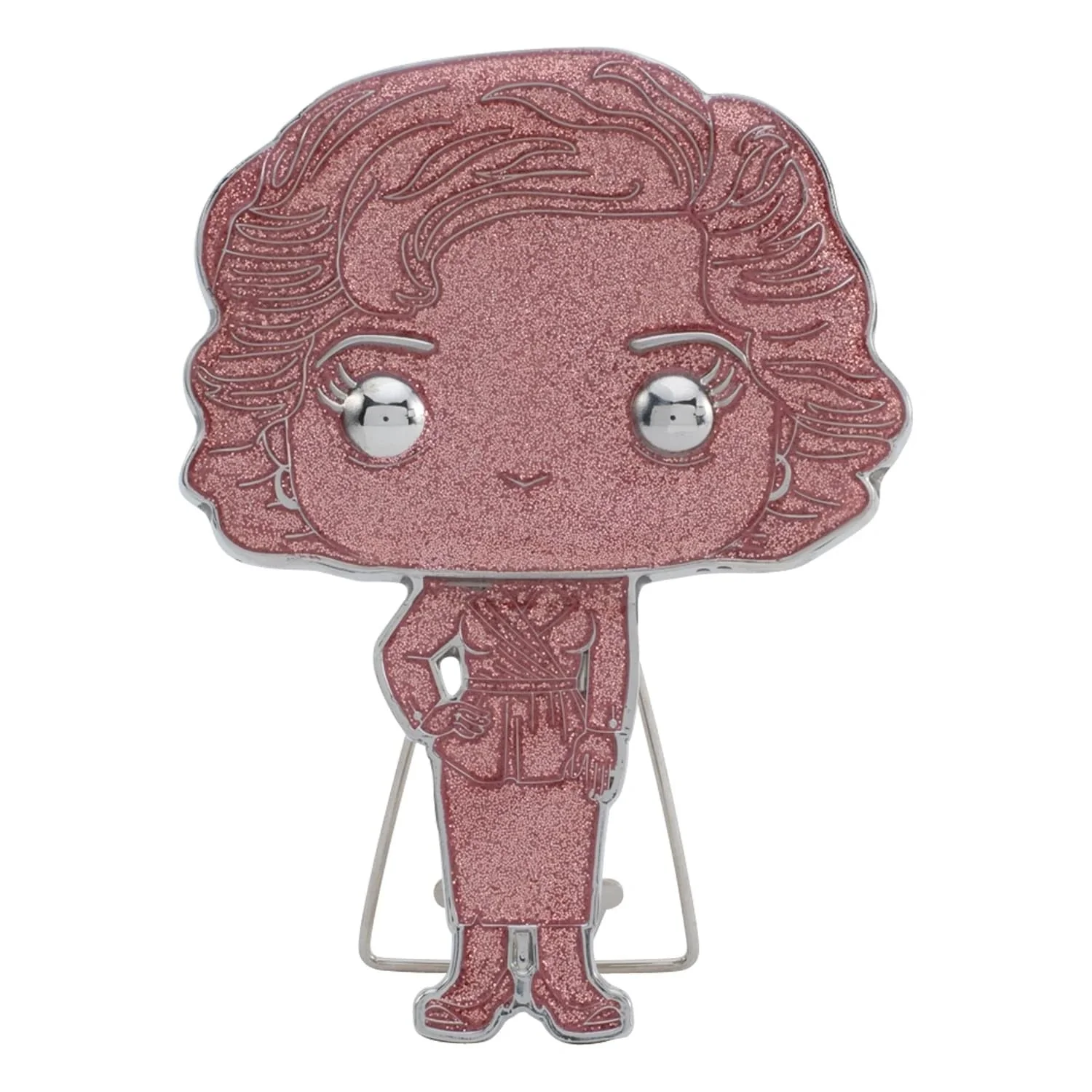 Funko Pop! Pin The Golden Girls Rose Glitter Chase 4" Pin - Image 1