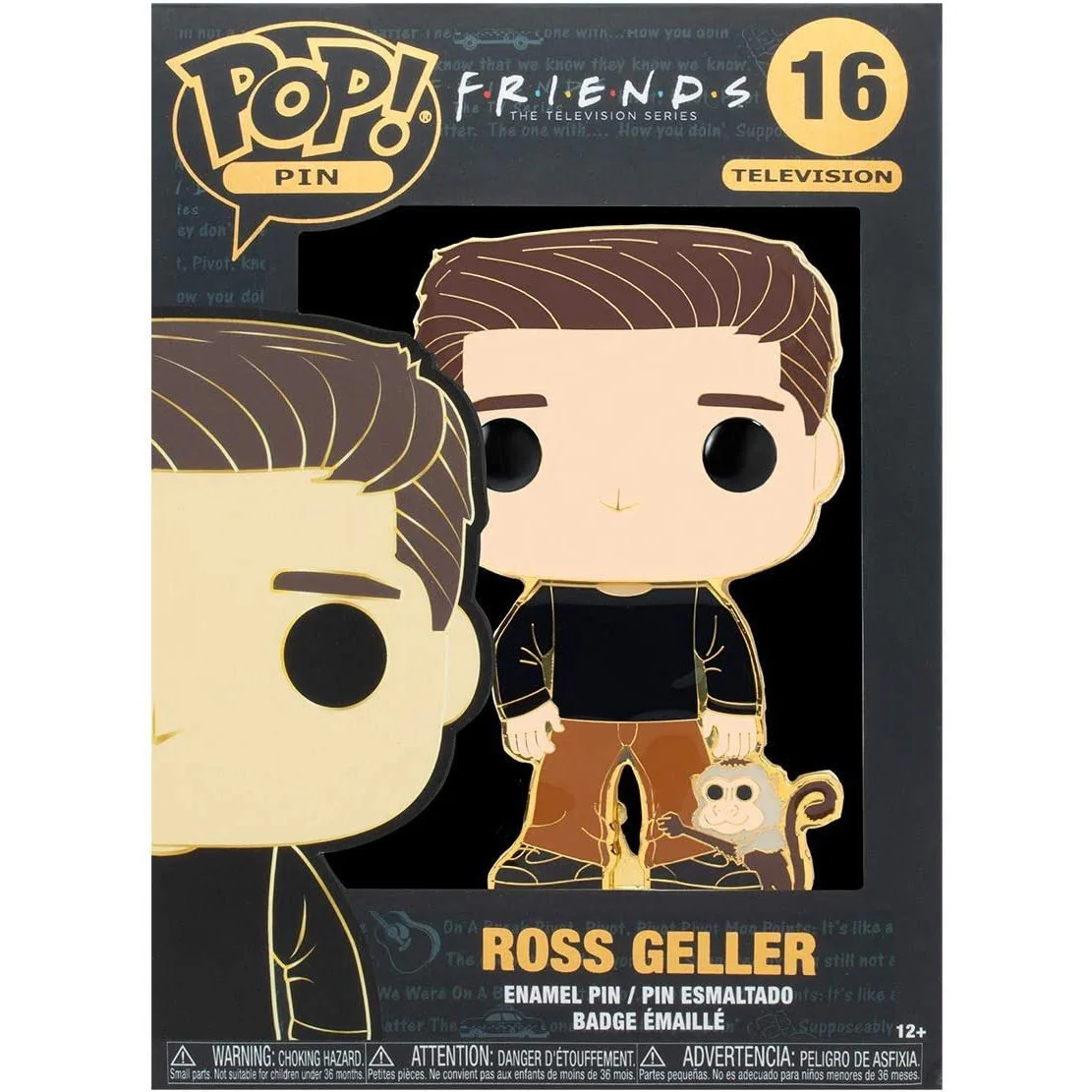 Funko Pop! Pin: Friends - Ross Geller #16 - Image 2