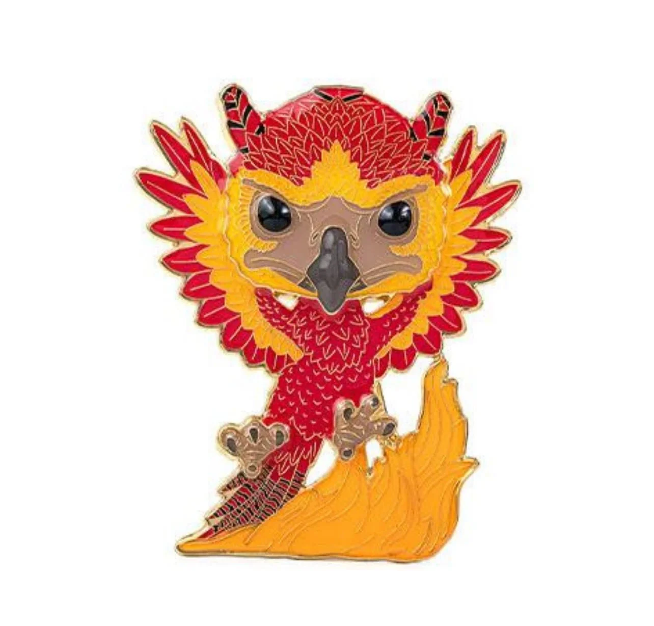 Funko Pop! Pins Harry Potter Fawkes 4" Pin - Image 1