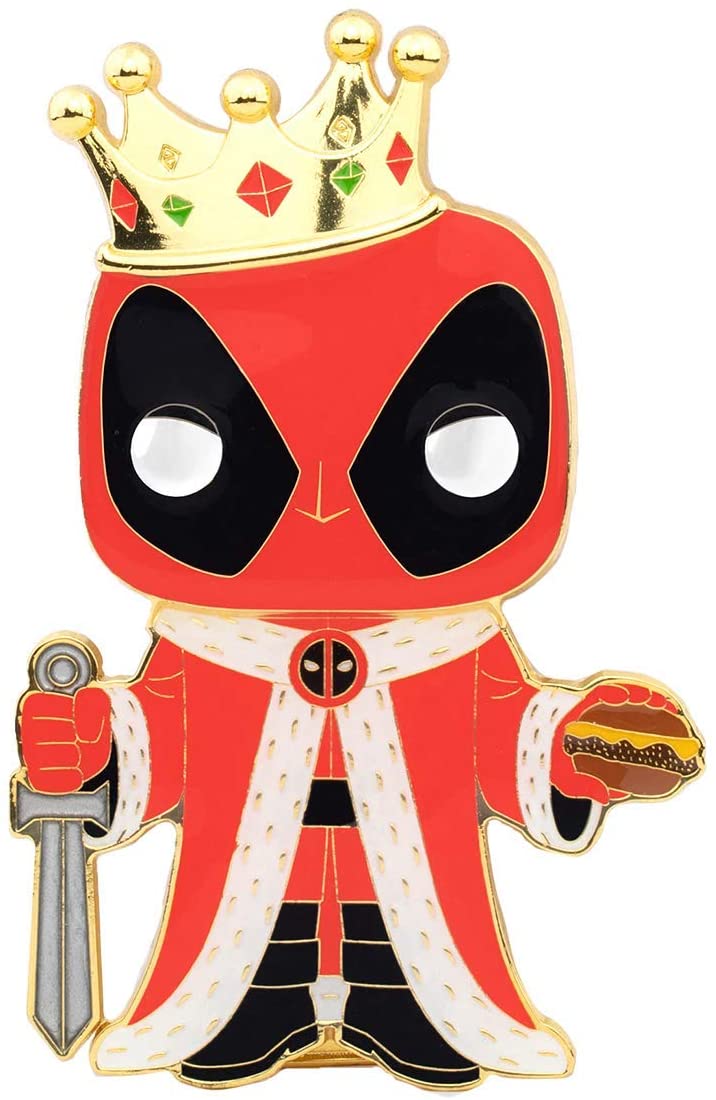Funko Pop! Pins Marvel - King Deadpool Pin - Image 1