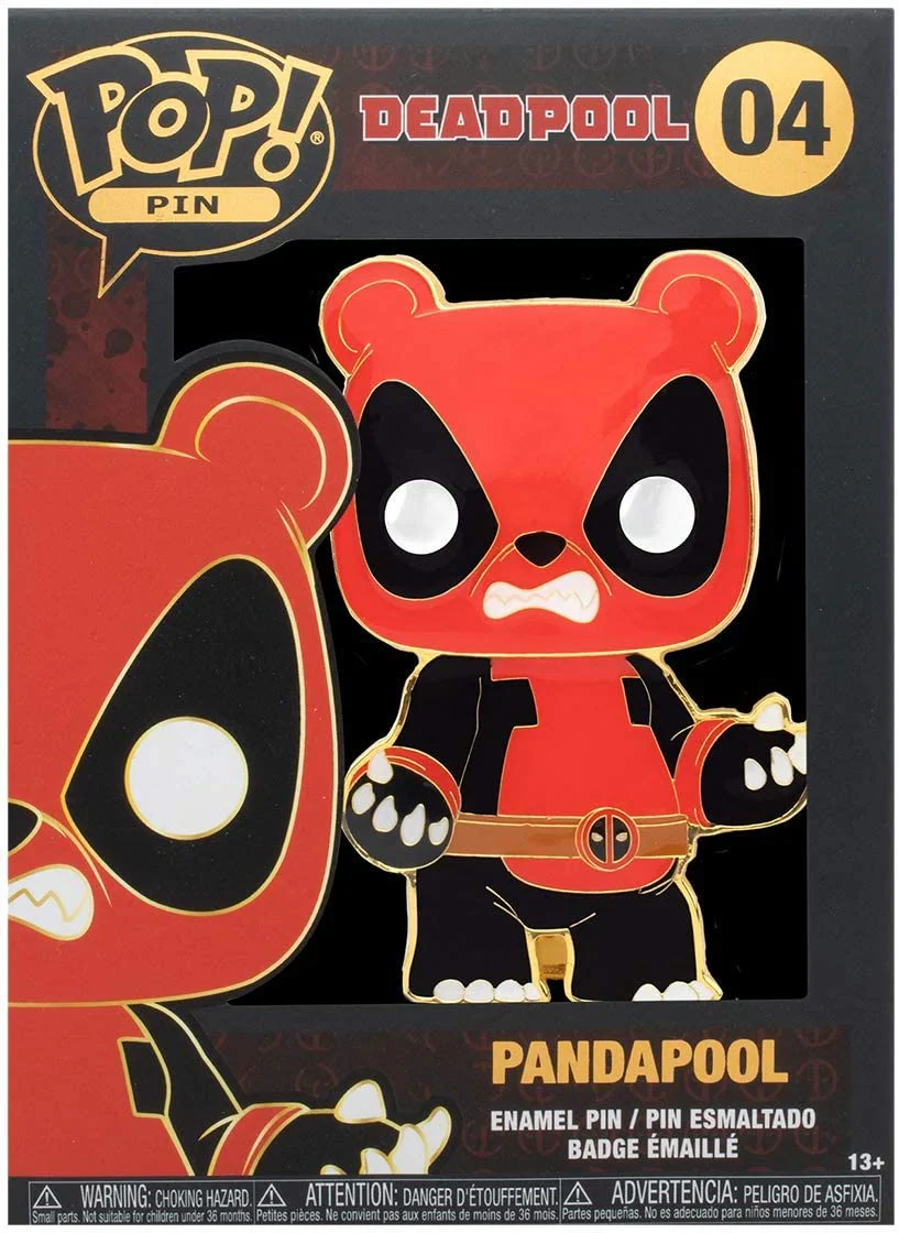 Funko Pop! Pins Marvel Panda Deadpool Pin - Image 2